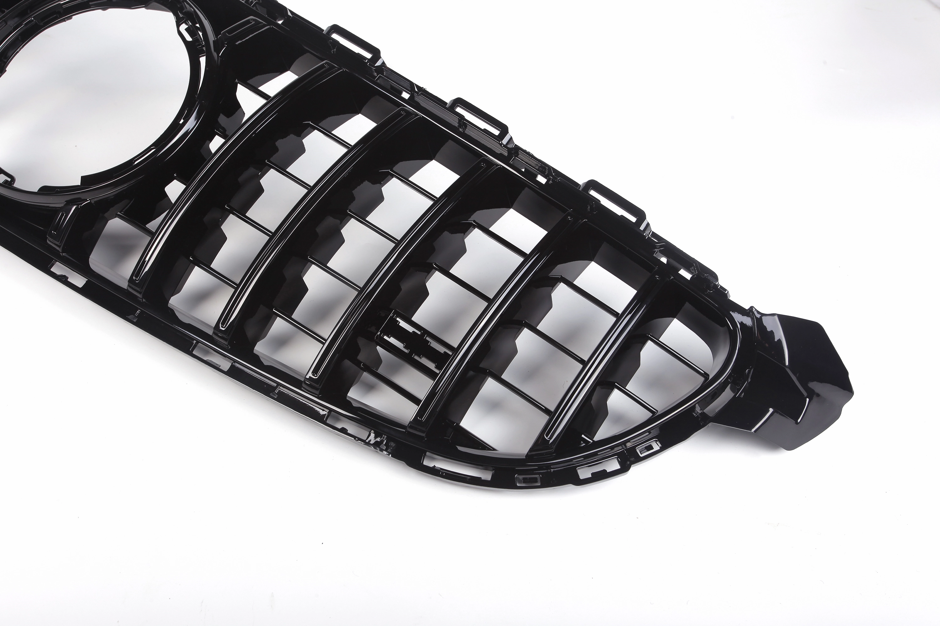 AMG Panamericana Style Grille for Mercedes-Benz C63 C205/W205 - Black 2019-2022