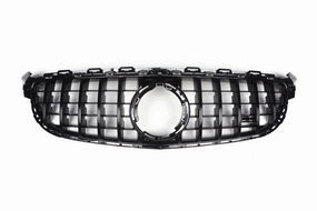 AMG Panamericana Style Grille for Mercedes-Benz C63 C205/W205 - Black 2019-2022