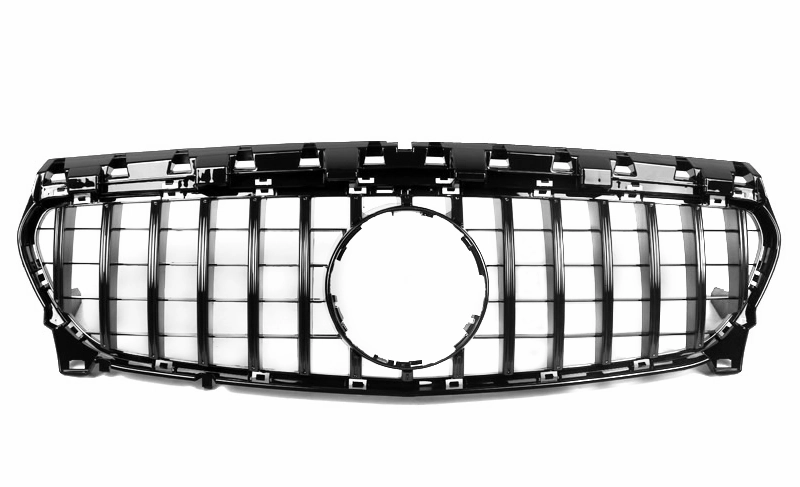 AMG Panamericana Style Grille for Mercedes-Benz CLA C117 / X117 - Black 2017-2019