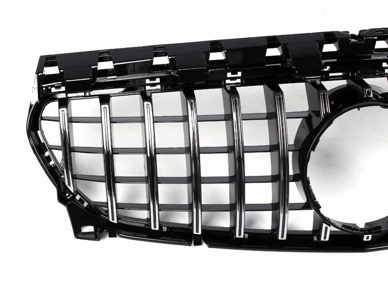 AMG Panamericana Style Grille for Mercedes-Benz CLA C117 / X117 - Silver 2017-2019