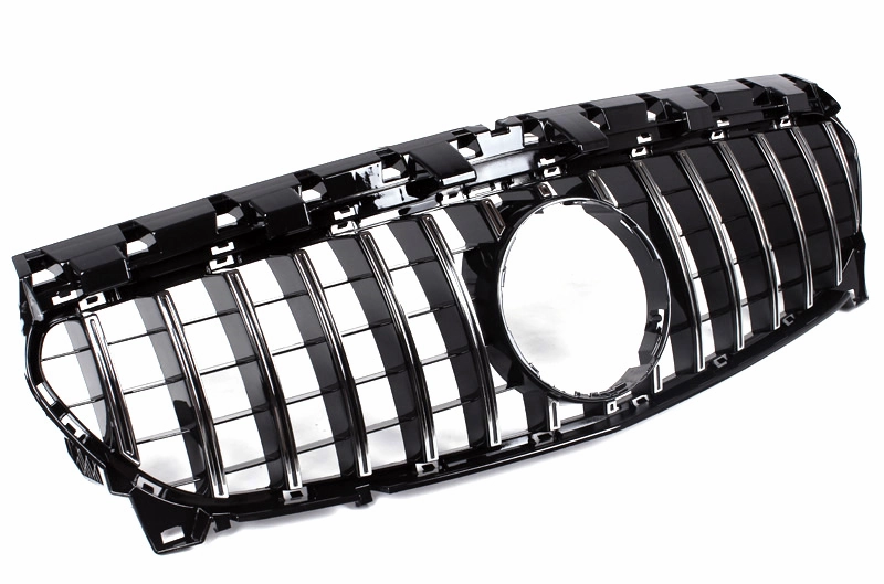 AMG Panamericana Style Grille for Mercedes-Benz CLA C117 / X117 - Silver 2017-2019