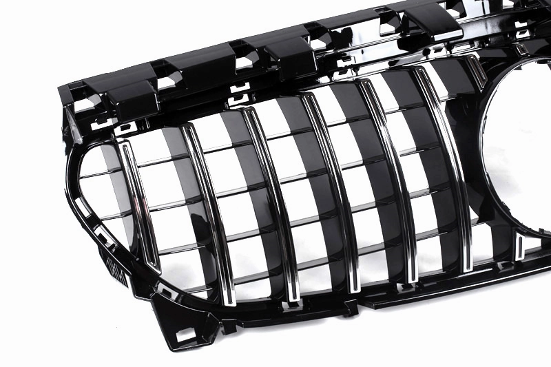 AMG Panamericana Style Grille for Mercedes-Benz CLA C117 / X117 - Silver 2017-2019