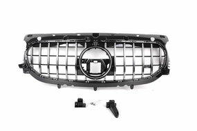 AMG Panamericana Style Grille for Mercedes-Benz GLA H247 - Silver 2020 