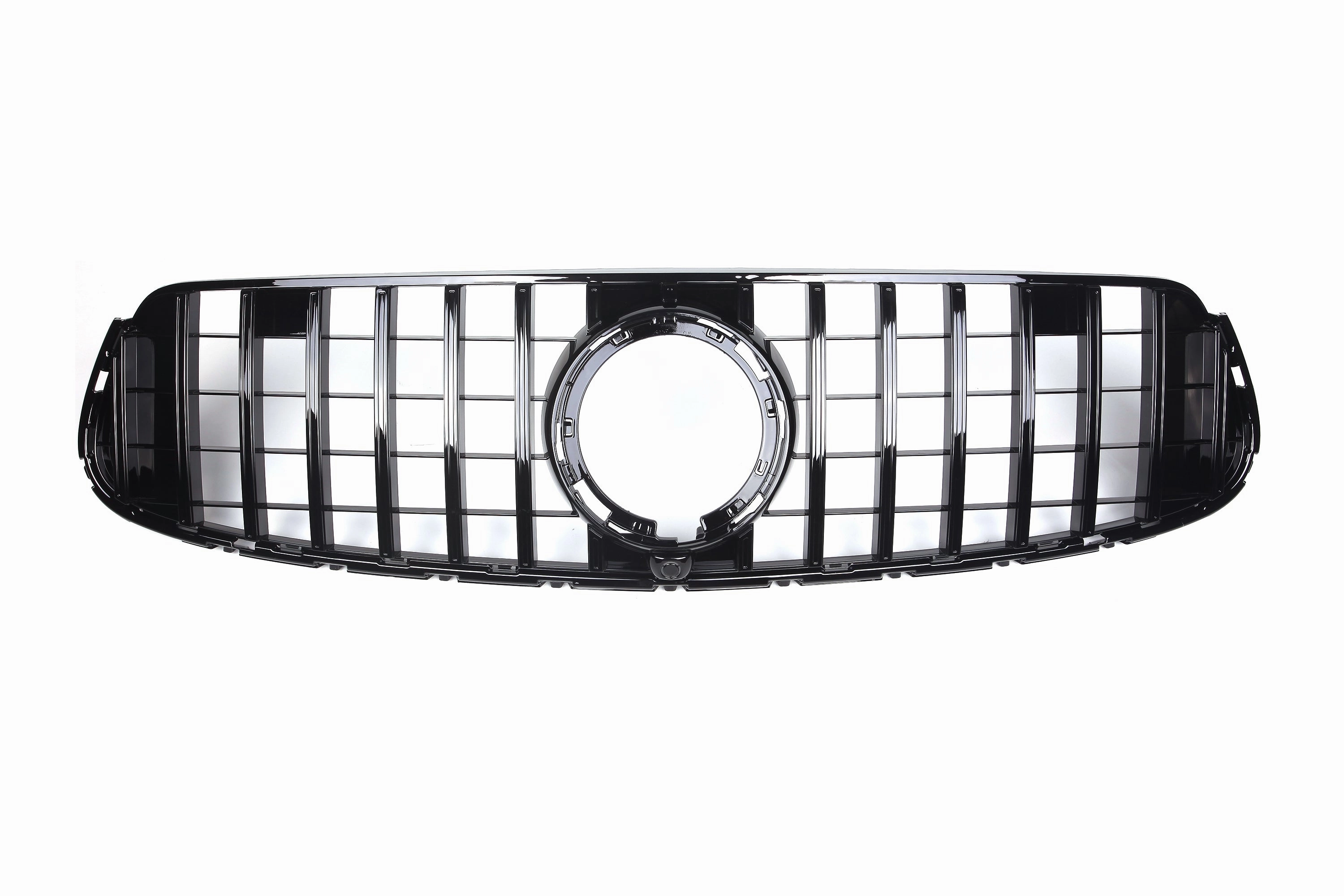 AMG Panamericana Style Grille for Mercedes-Benz GLC Class X253/C253 (With Camera) - Black 2019-2022