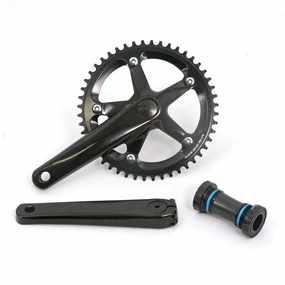 Andel Pro Fixed Gear/Single Speed Crankset, 48T, 1/8", Incl. Outboard BB