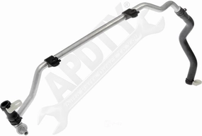 APDTY 156632 Heater Hose Heater Outlet Hose With Hose Clamps & Fitttings