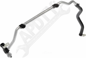 APDTY 156632 Heater Hose Heater Outlet Hose With Hose Clamps & Fitttings