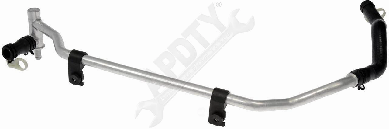 APDTY 156632 Heater Hose Heater Outlet Hose With Hose Clamps & Fitttings