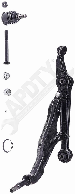 APDTY 156758 Front Left Lower Control Arm and Ball Joint Assembly