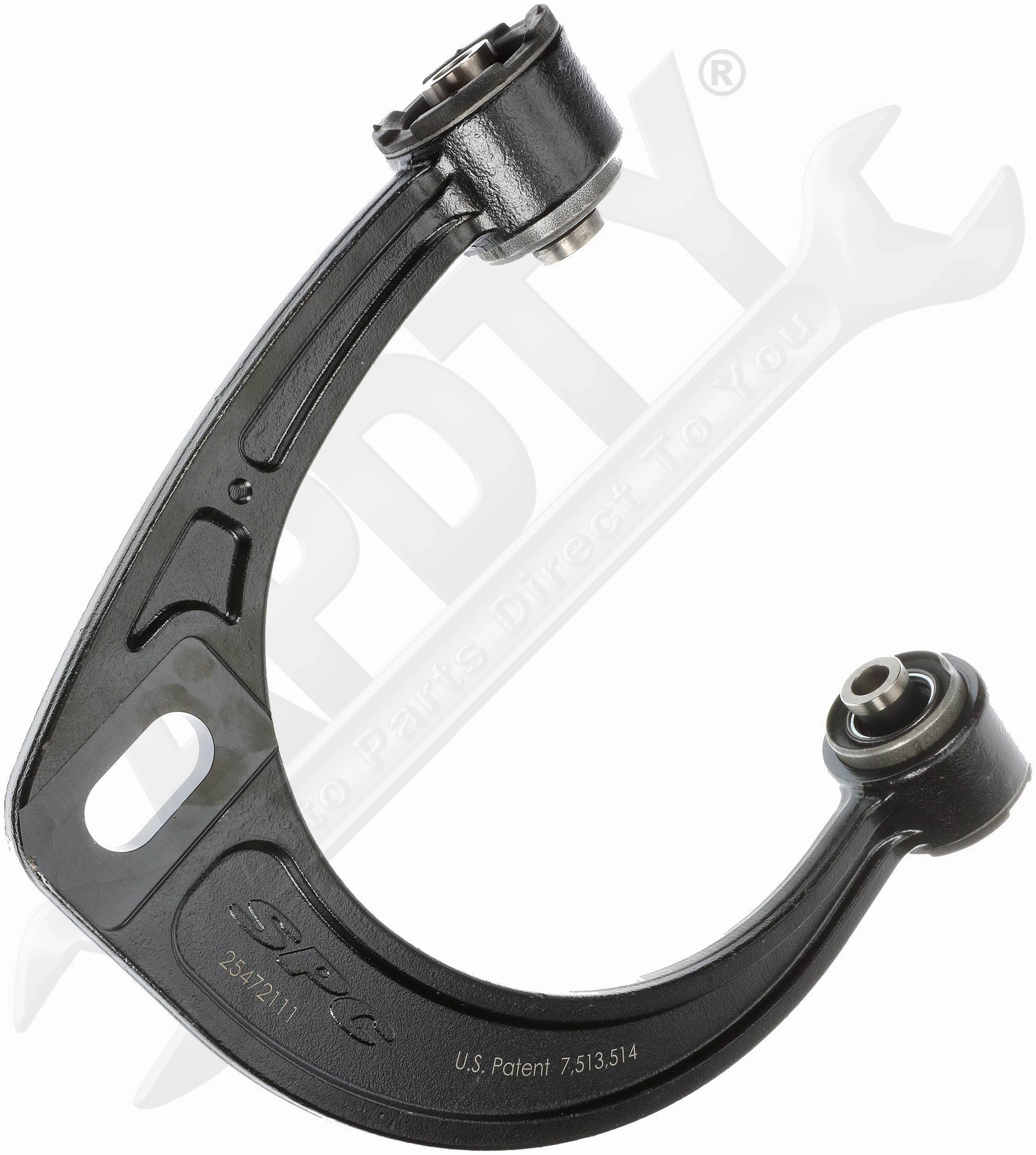 APDTY 158180 Front Right Upper Adjustable Caster/Camber Control Arm w/Balljoint