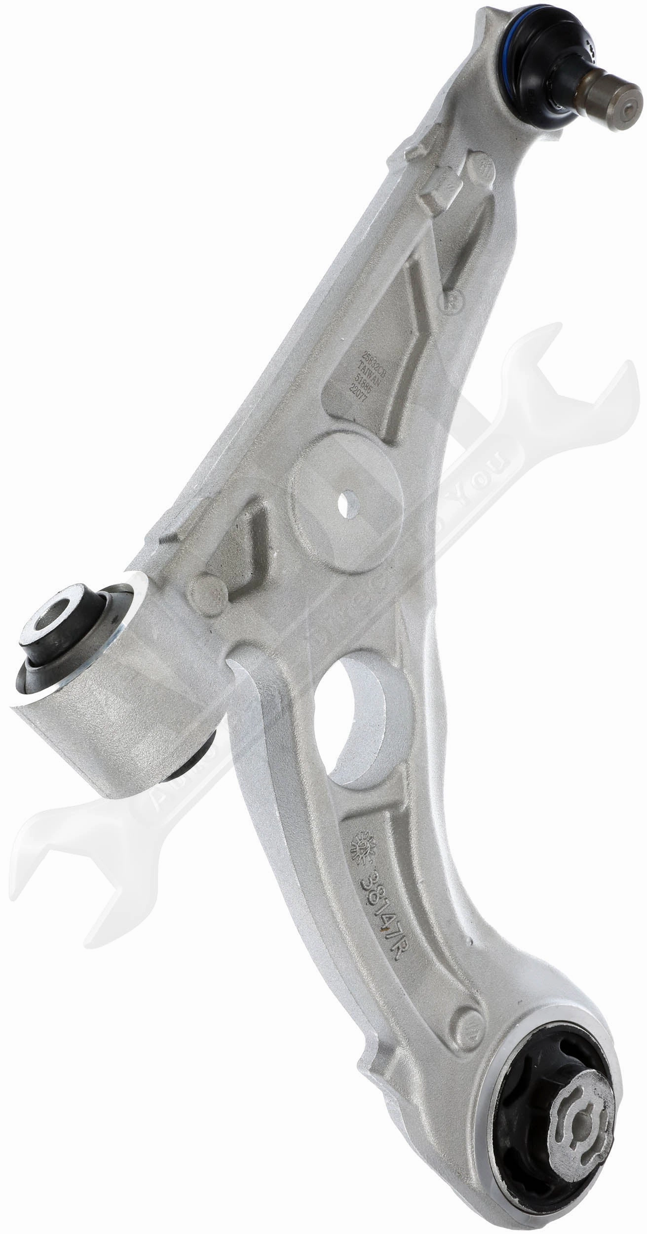 APDTY 160473 Suspension Control Arm And Ball Joint Assembly -  Front Right Lower