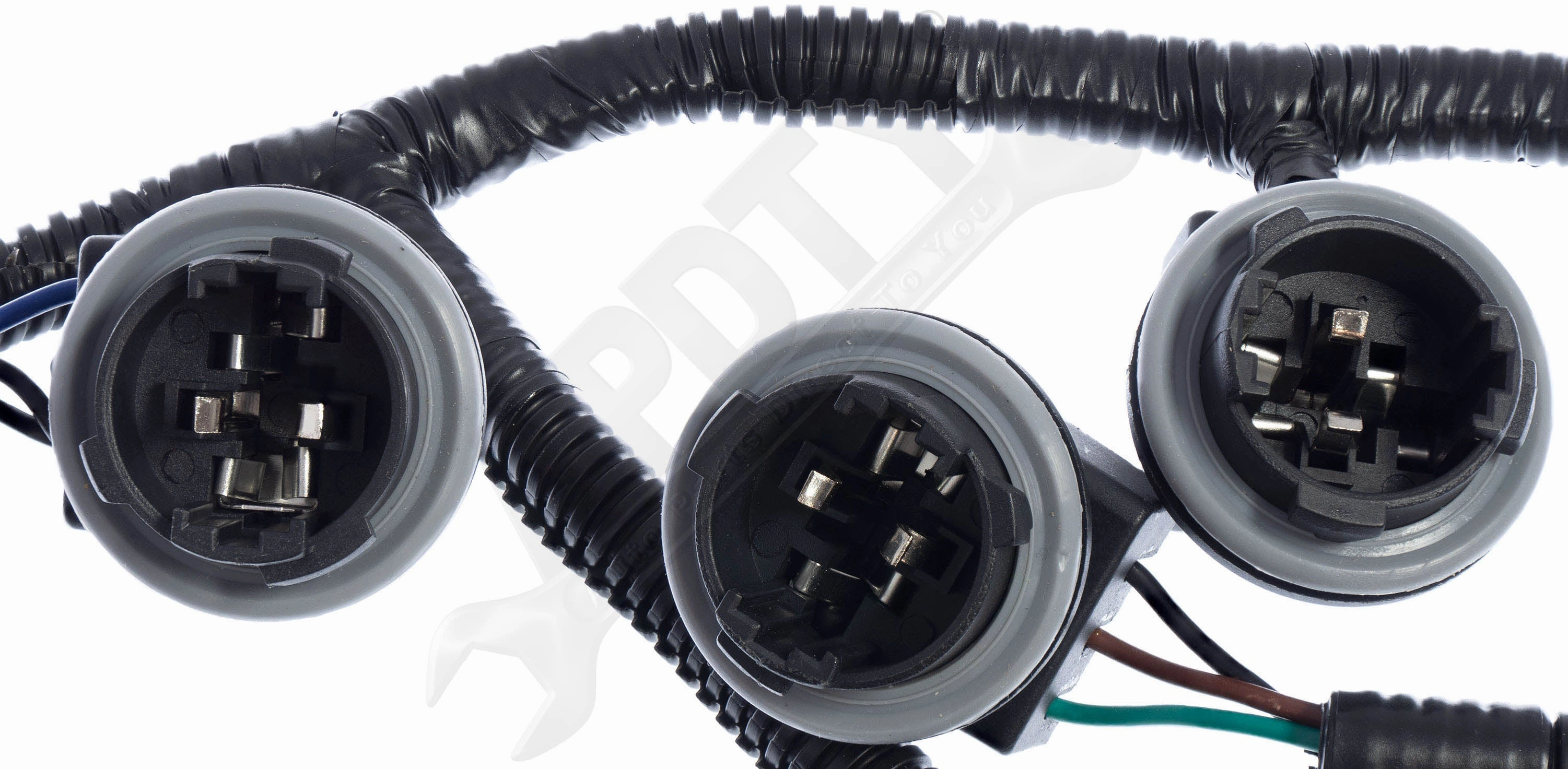 APDTY 162433 Tail Light Taillight Bulb Wire Wiring Harness Assembly (Rear Right)