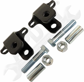 APDTY 173412 Suspension Shock Bar Pin Eliminator Kit; Front Lower Left & Right