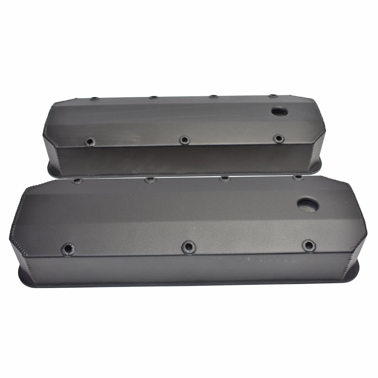 BBC Fabricated Tall Aluminum Valve Covers Big Block Chevy 396 427 454 BLACK
