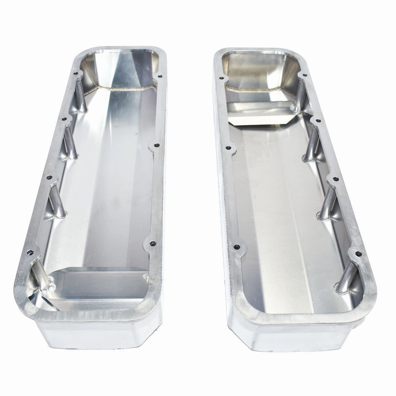 BBC Fabricated Tall Aluminum Valve Covers Polished Big Block Chevy 396 427 454