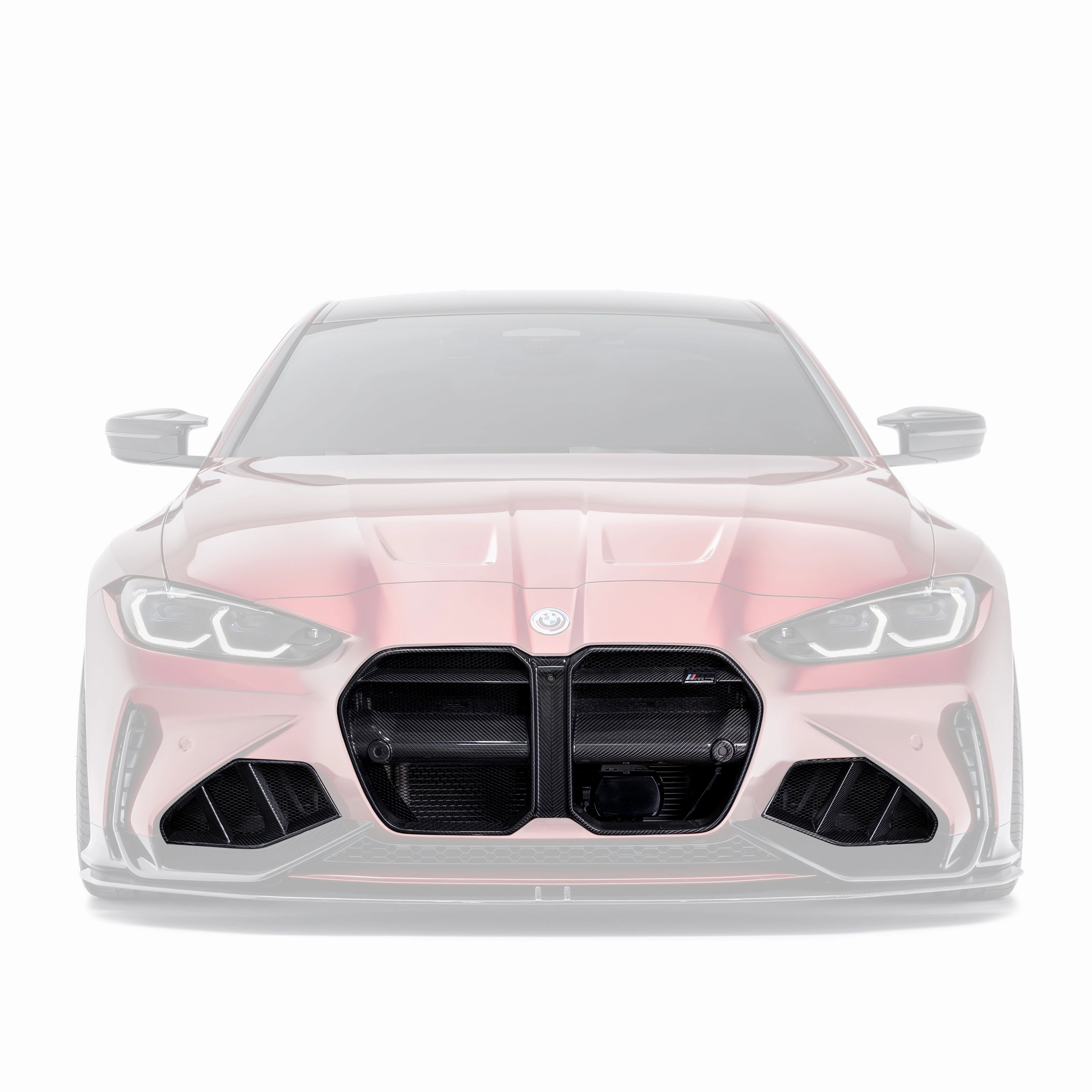 BMW G80 G81 M3/G82 G83 M4 Front Bumper Dry Carbon Fiber Grille & Duct Vents for ADRO Front Bumper 2020 