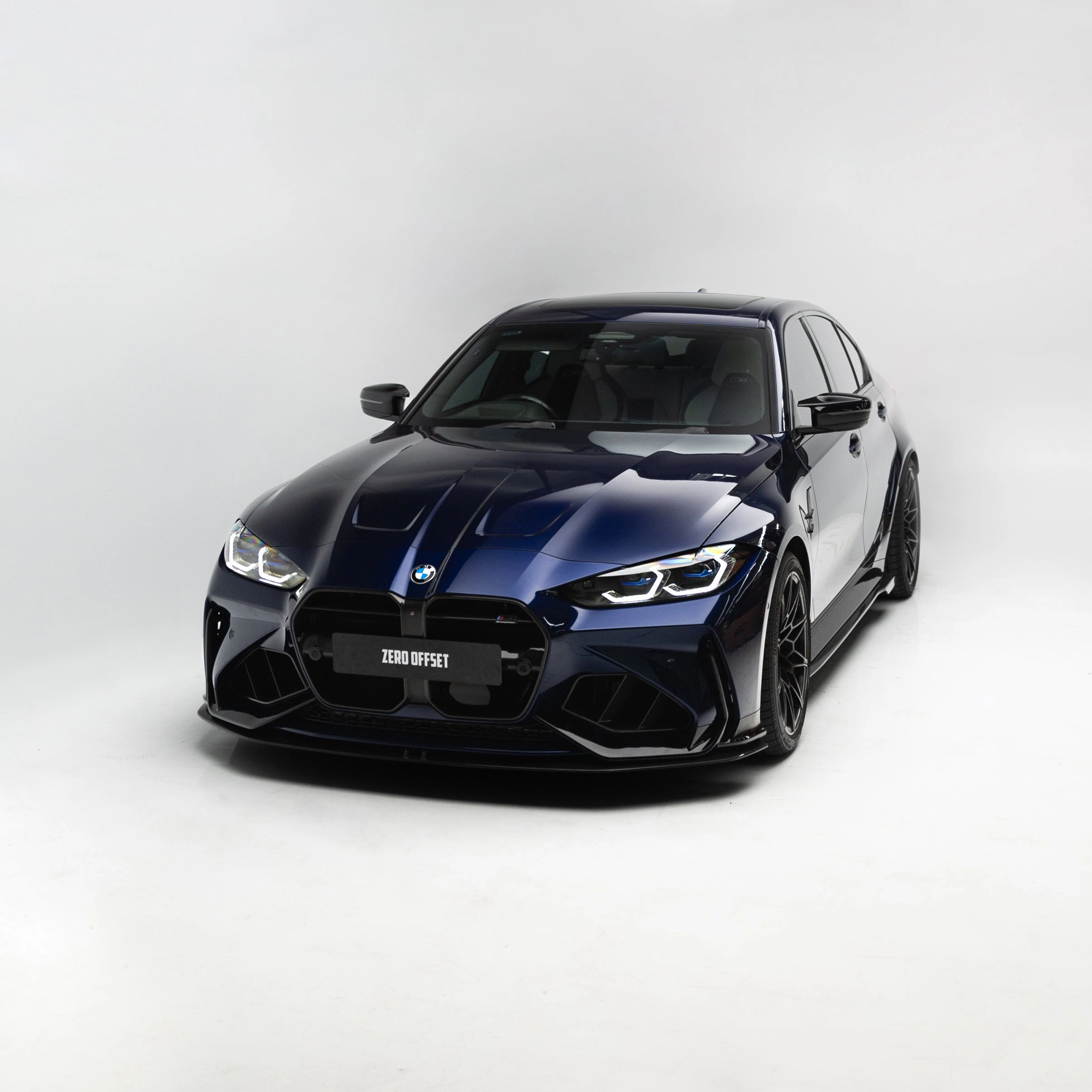 BMW G80 G81 M3/G82 G83 M4 Front Bumper Dry Carbon Fiber Grille & Duct Vents for ADRO Front Bumper 2020 