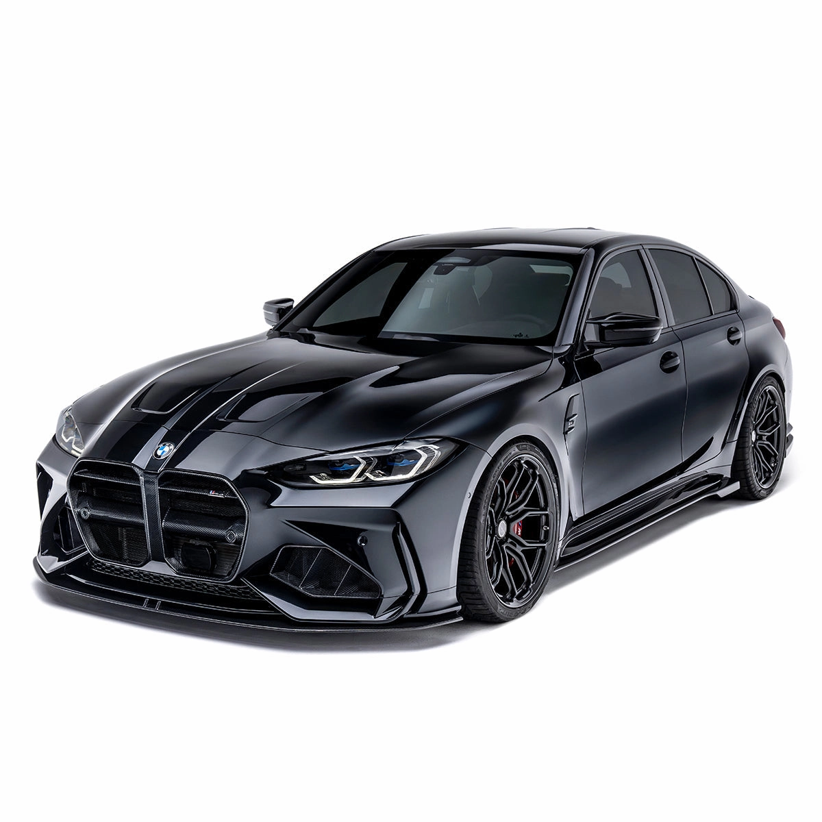 BMW G80 G81 M3/G82 G83 M4 Front Bumper Dry Carbon Fiber Grille & Duct Vents for ADRO Front Bumper 2020 