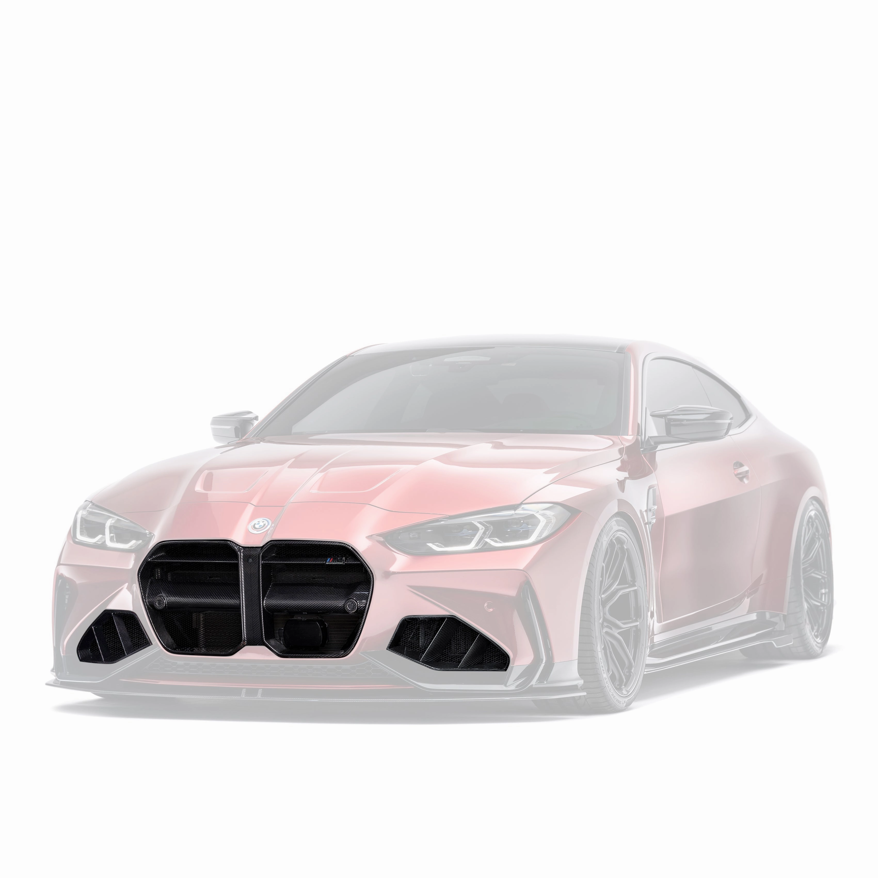 BMW G80 G81 M3/G82 G83 M4 Front Bumper Dry Carbon Fiber Grille & Duct Vents for ADRO Front Bumper 2020 