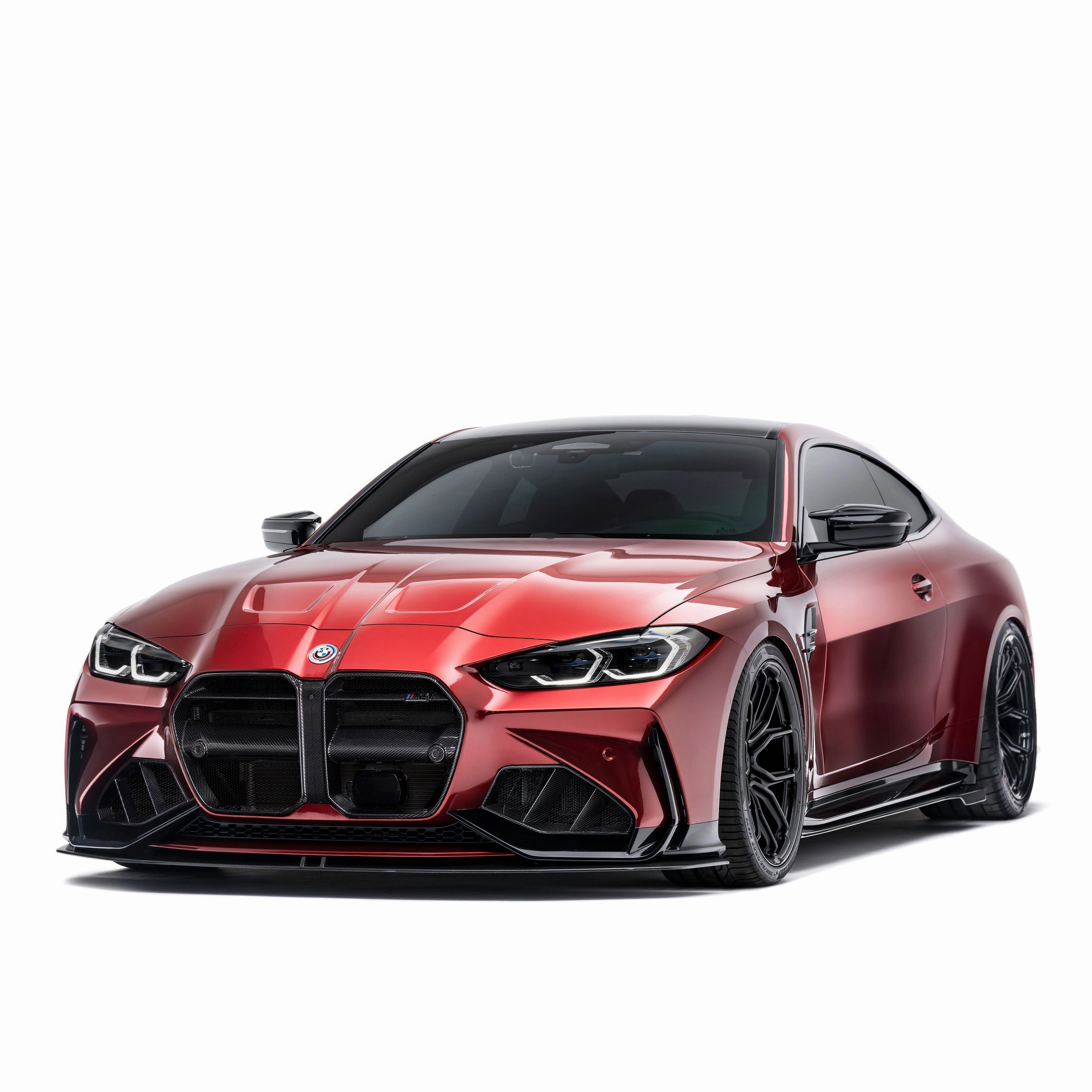 BMW G80 G81 M3/G82 G83 M4 Front Bumper Dry Carbon Fiber Grille & Duct Vents for ADRO Front Bumper 2020 