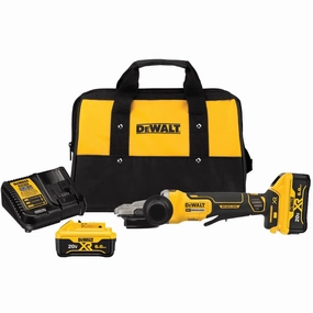 DEWALT DCG413FR2-20V Max Xr Angle Grinder, Flathead Paddle Switch, Cordless, Brushless, 5-Inch