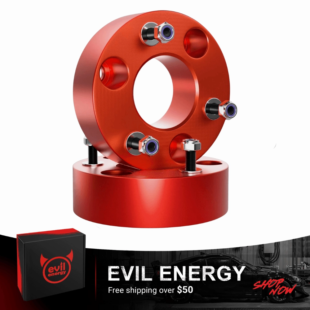 EVIL ENERGY Front Wheel Spacers for 2007-2023 Chevy Silverado 1500 GMC Sierra 1500 2WD 4WD – Suspension Forged Strut Spacers (2-3 Inch)
