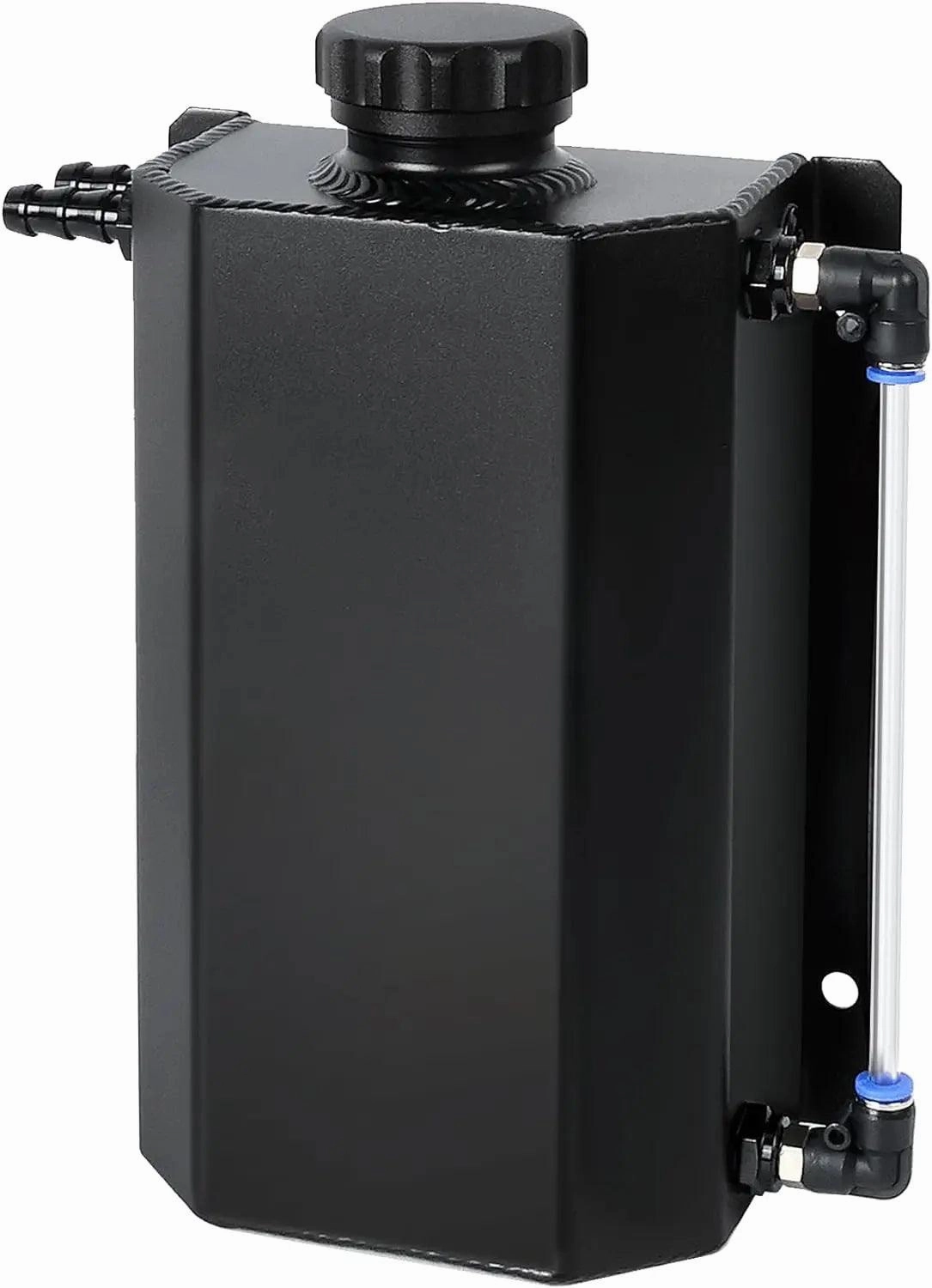 EVIL ENERGY Overflow Tank Coolant Radiator Tank Reservoir Expansion Universal Aluminum