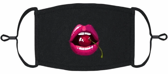 Fabric Protective Face Mask - Cherry Mouth