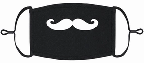 Fabric Protective Face Mask - Mustache