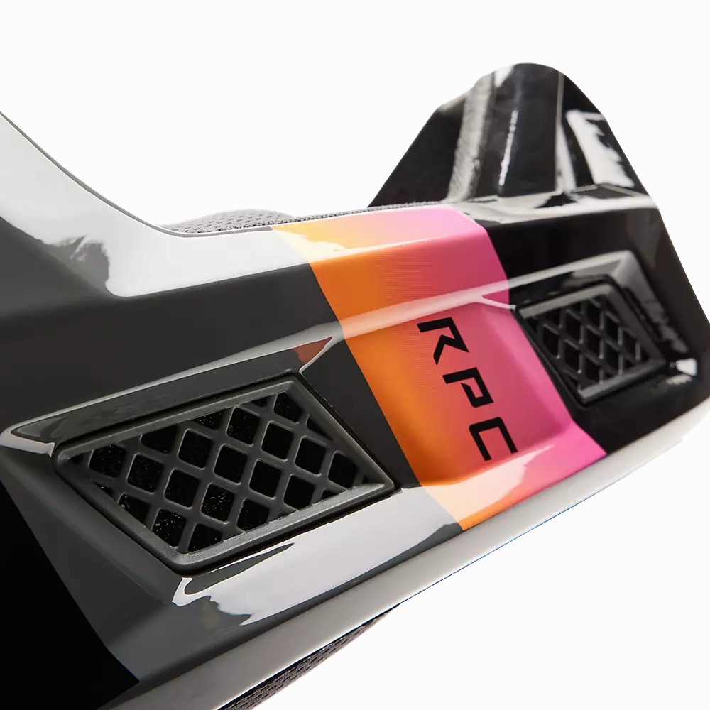 Fox Racing Rampage Pro Carbon MIPS Full Face Helmet - Reez - Pewter
