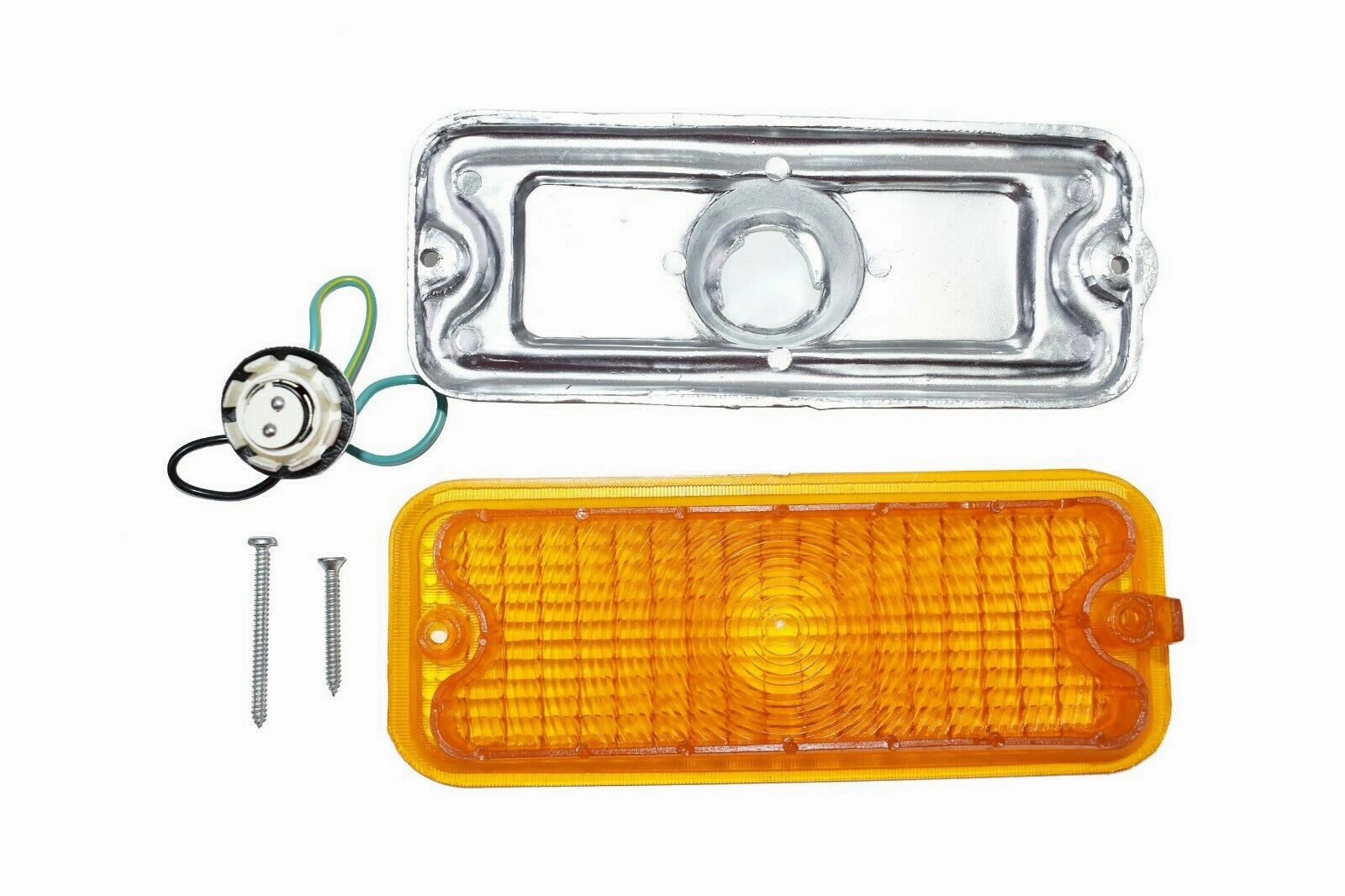 GM 73 74 75 76 77 78 79 80 GMC CHEVROLET CHEVY TRUCK C10 PARK LIGHT LENS HOUSING