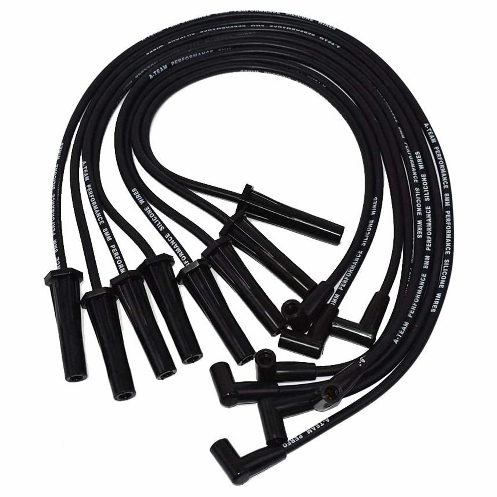 HEI Distributor with Spark Plug Wires & HEI Pigtail Harness Complete Kit Compatible with Chevrolet Chevy GM GMC Big Block Chevy BBC 396 427 Red Super Cap