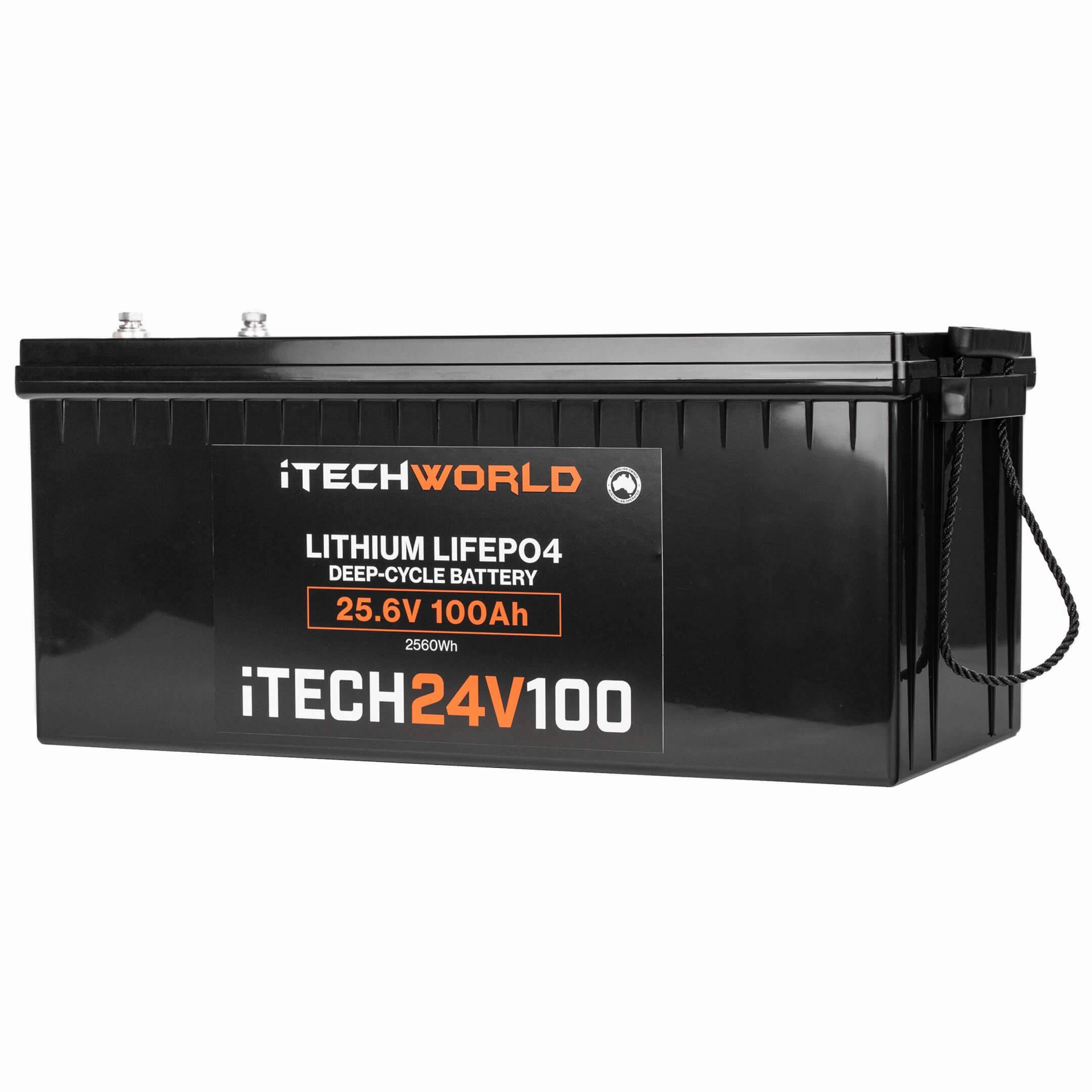 iTECH24V100 | Deep Cycle Lithium Battery | 24V 100Ah