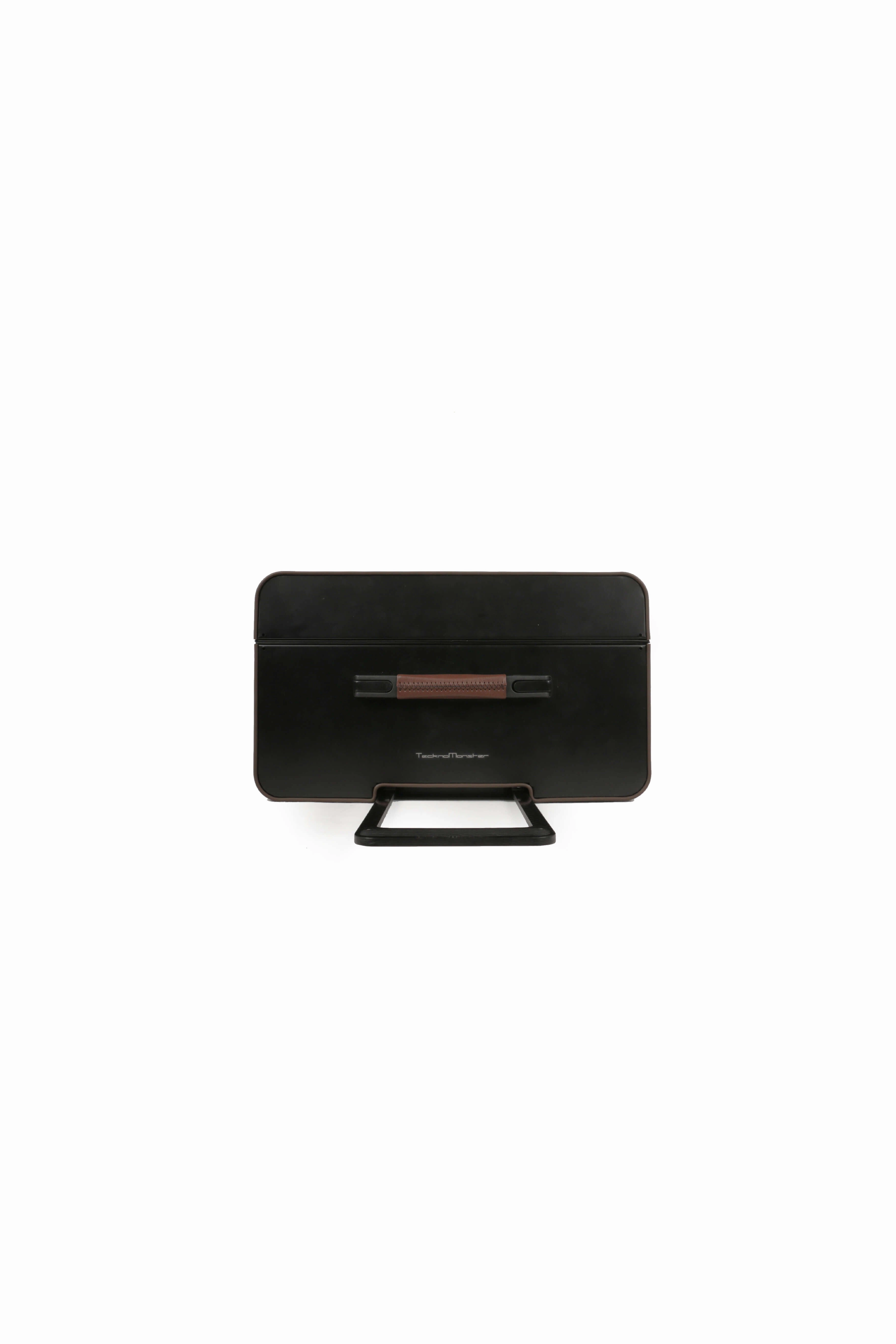 Kronos Black Titanium Check-In Luggage, Chestnut