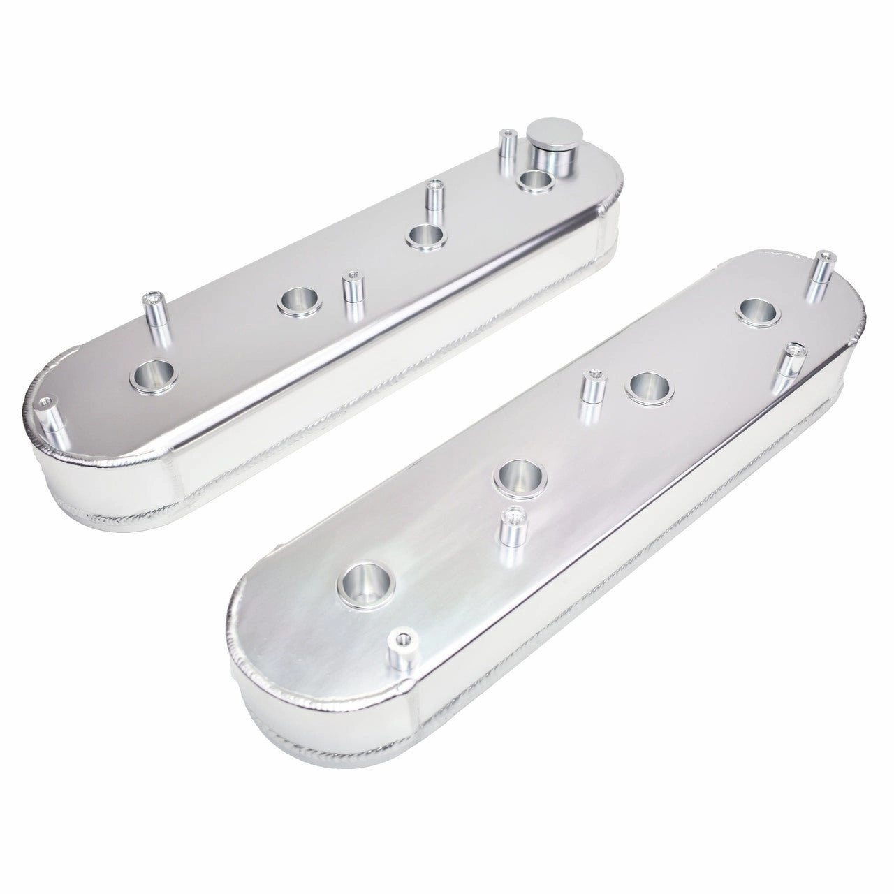 LSX LS1 LS3 LS6 Fabricated Aluminum Valve Covers GM Chevy With Coil Mounts