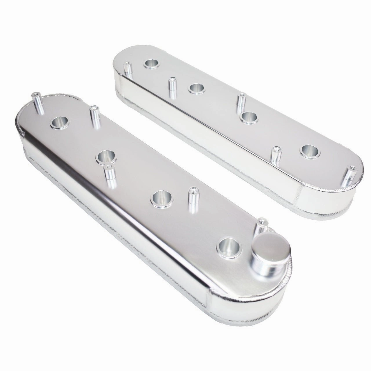 LSX LS1 LS3 LS6 Fabricated Aluminum Valve Covers GM Chevy With Coil Mounts