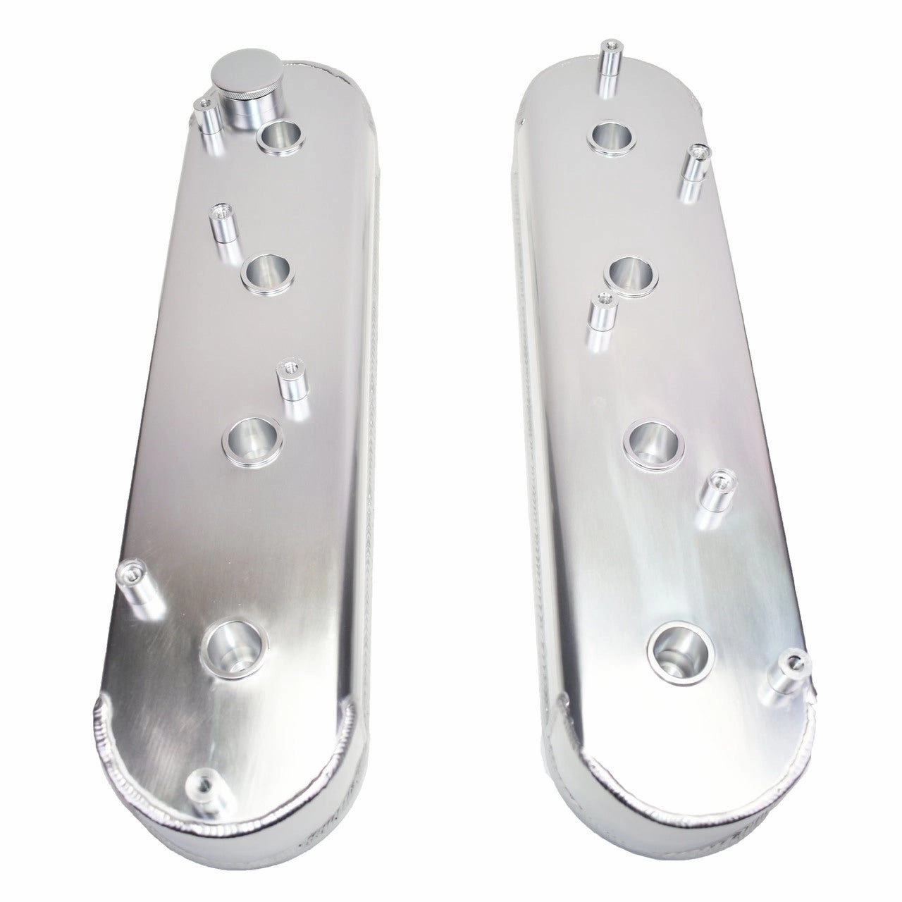 LSX LS1 LS3 LS6 Fabricated Aluminum Valve Covers GM Chevy With Coil Mounts