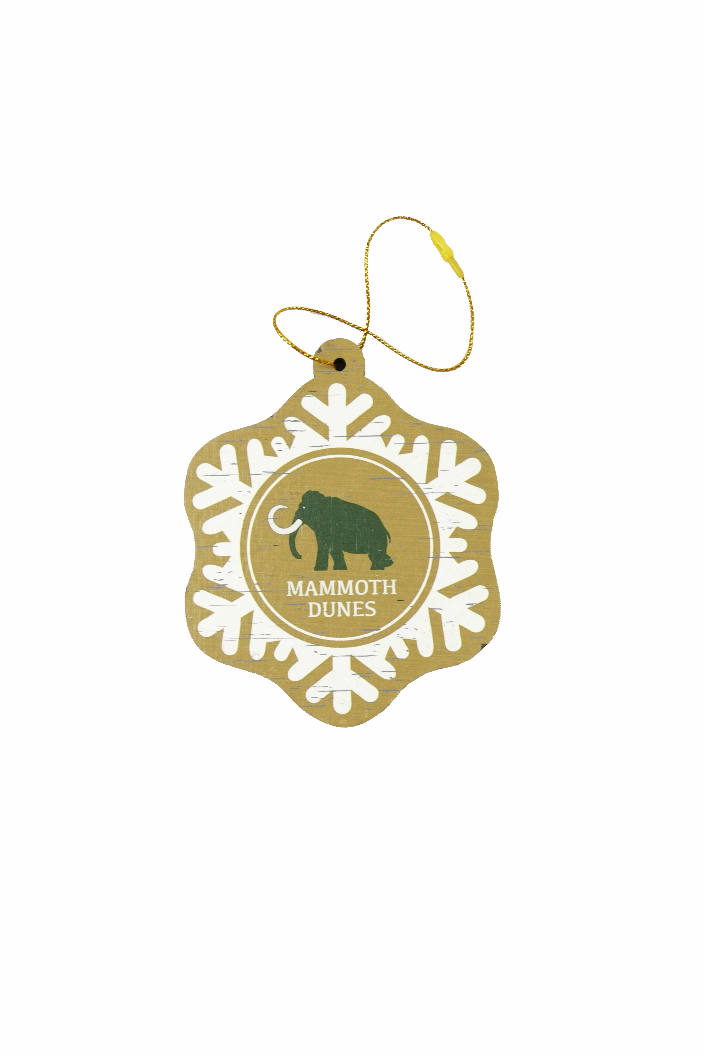 Mammoth Dunes Wooden Ornament