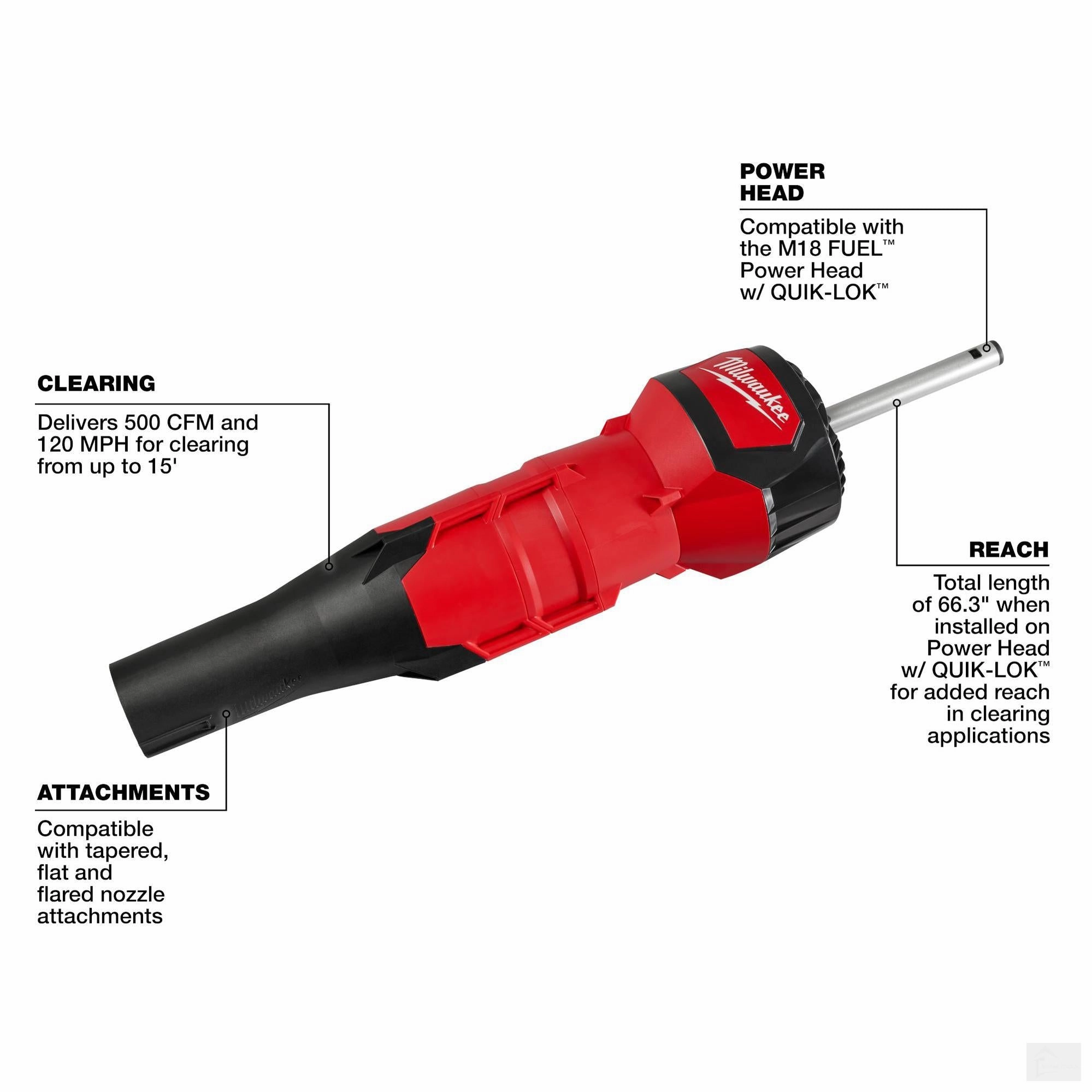 Milwaukee M18 FUEL™ QUIK-LOK™ Blower Attachment (49-16-2793)