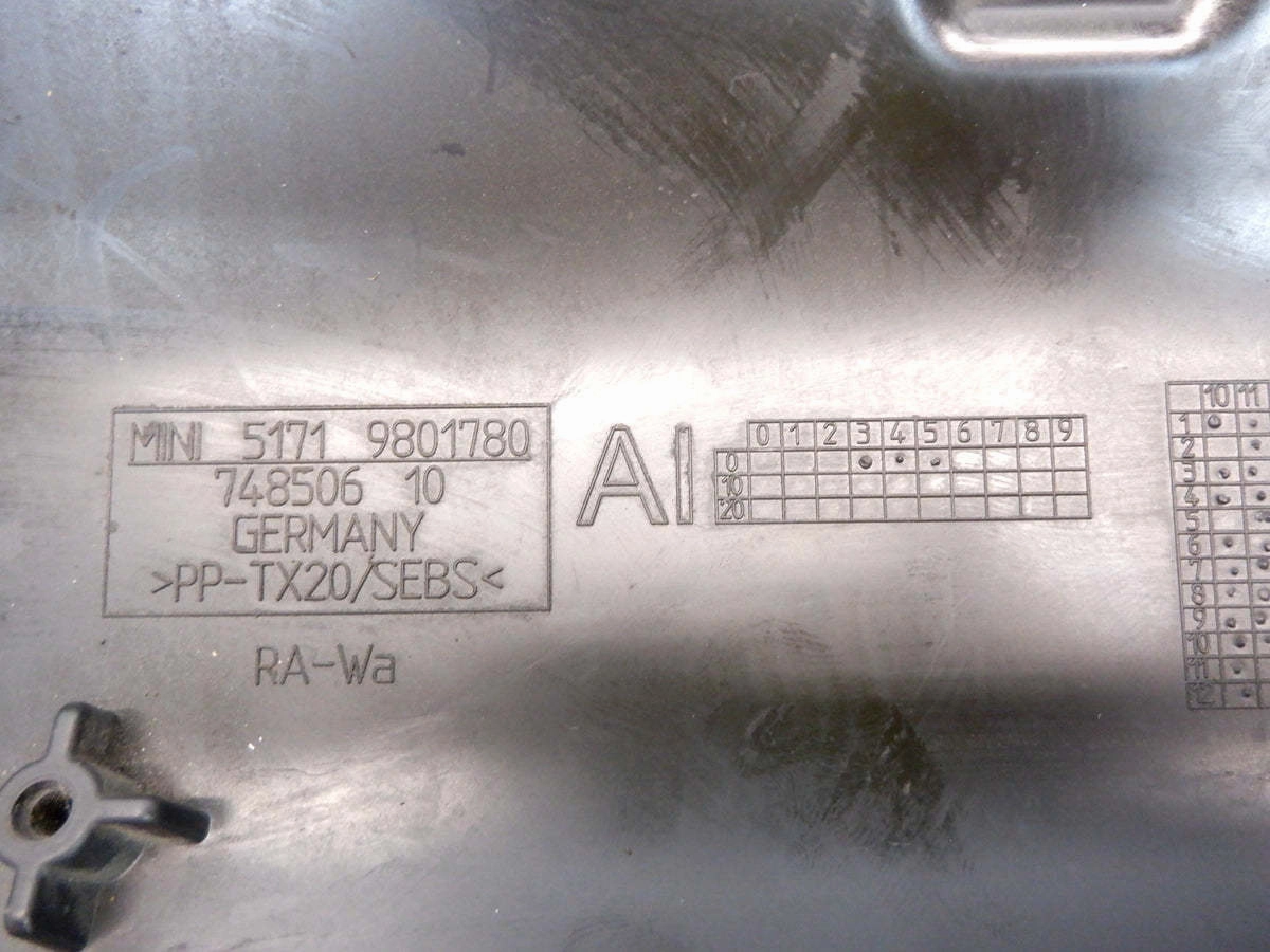 Mini Cooper Upper Firewall Bulkhead Trim 51719801780 11-14 R60 R61