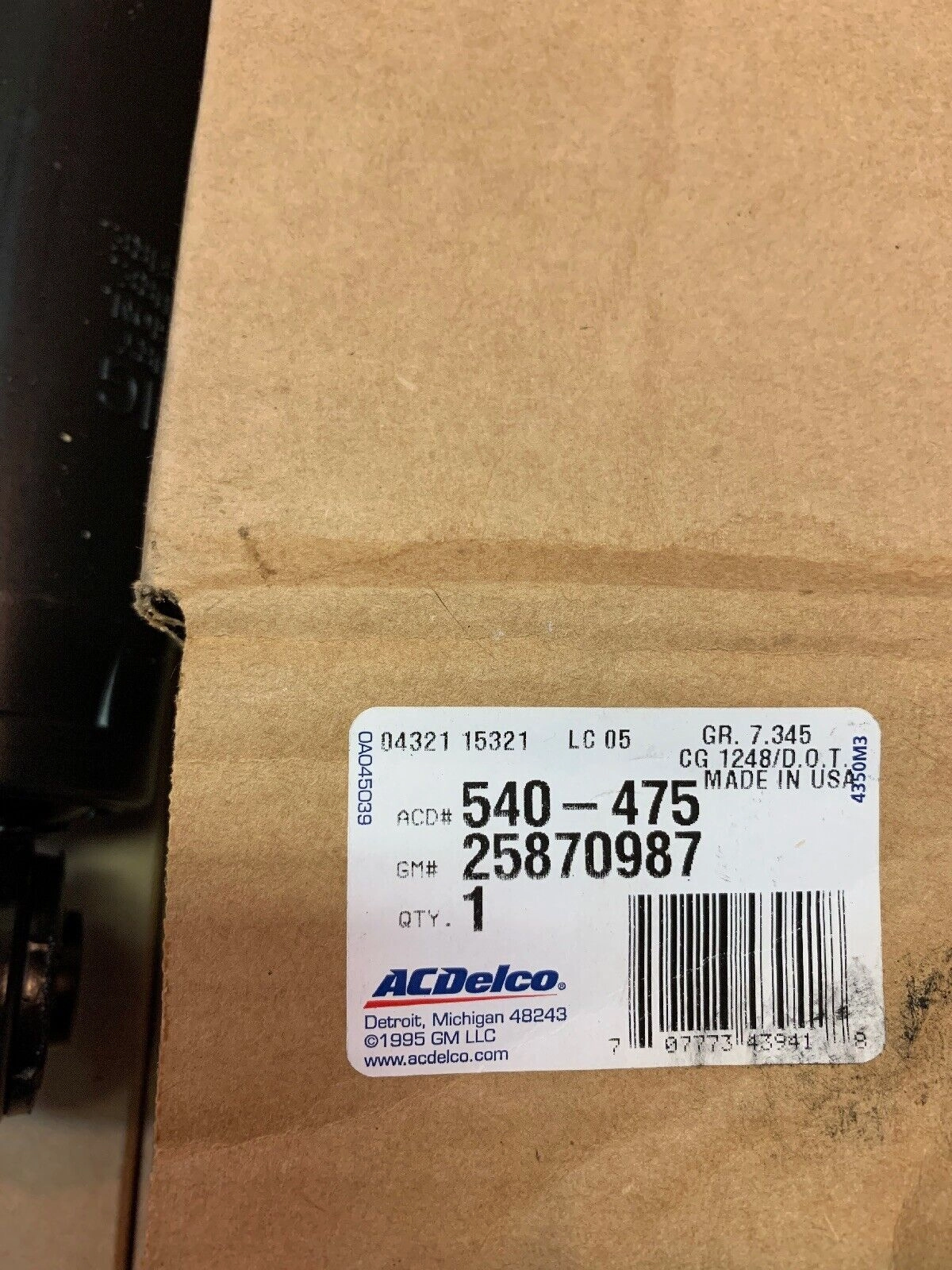 New OEM AcDelco Shock Absorber Strut 2007- 2019 Chevy Silverado 1500 25870987