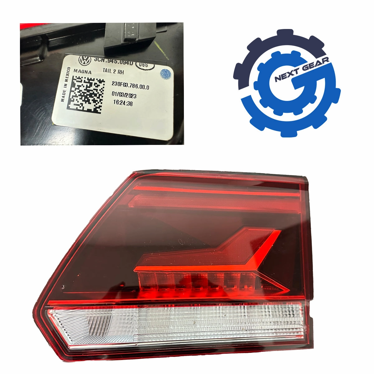 New OEM Inner Tail Light Assembly Led RH 2021-2023 Volkswagen Atlas 3CN945094D
