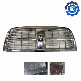 NEW OEM MOPAR CHROME FRONT GRILLE ASSY W/ EMBLEM 2009 2012 RAM 1500 5182064AA