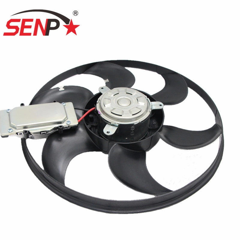 SENP Cooling Fan Radiator Fan With Sensor Fit for Audi 4F0 959 455J Electric Auto Parts