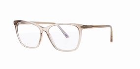 Shiny Brown Crystal Tom Ford Frame
