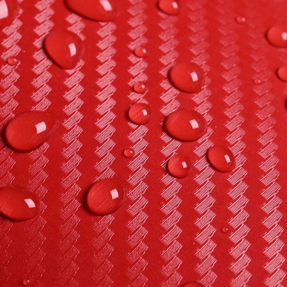 TheLAShop Red Carbon Fiber Wrap 98ft x 5ft 3D Car Vinyl Sticker Roll