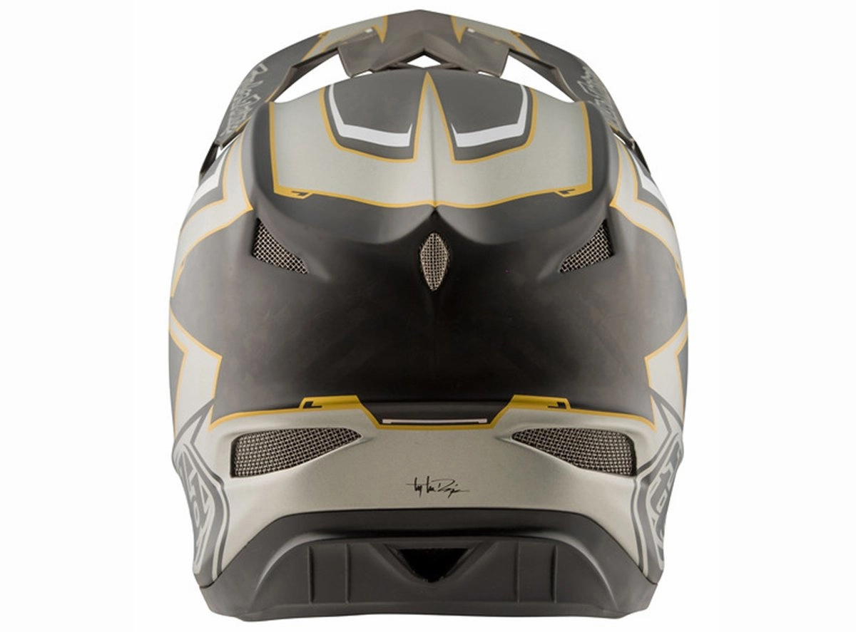 Troy Lee Designs D3 Carbon MIPS Full Face Helmet - Cadence Gray