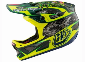 Troy Lee Designs D3 Carbon MIPS Full Face Helmet - Nightfall Green