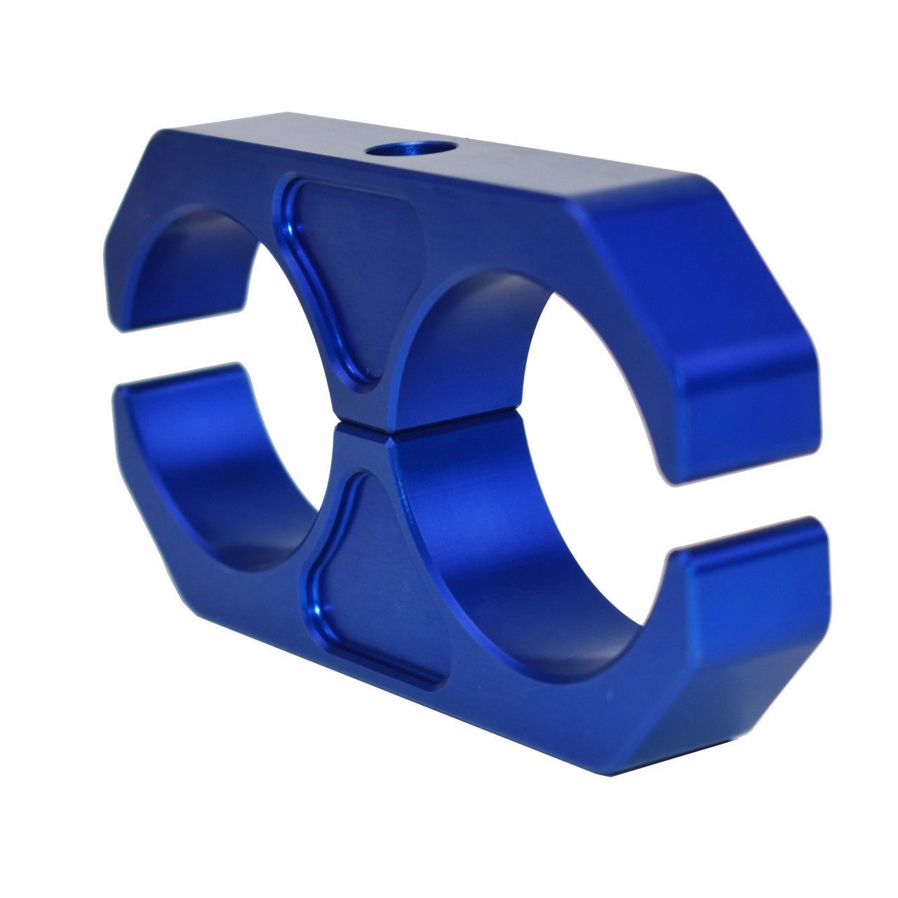 Universal Billet T6 Aluminum Coilover Reservoir Brackets, Blue