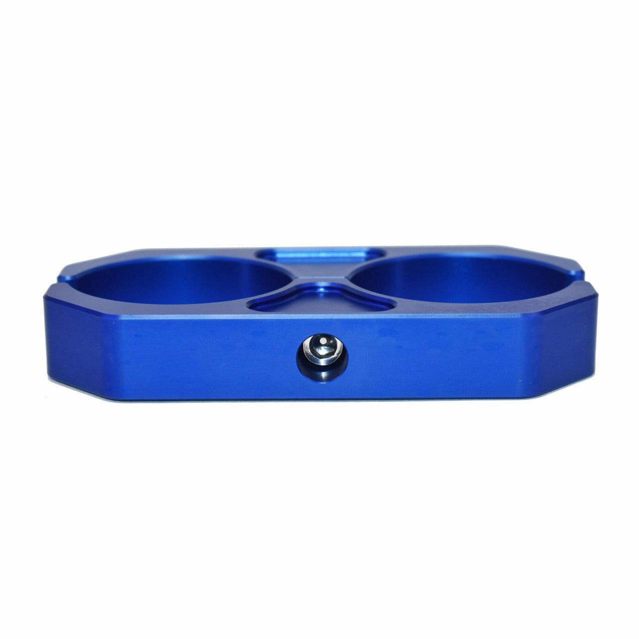 Universal Billet T6 Aluminum Coilover Reservoir Brackets, Blue